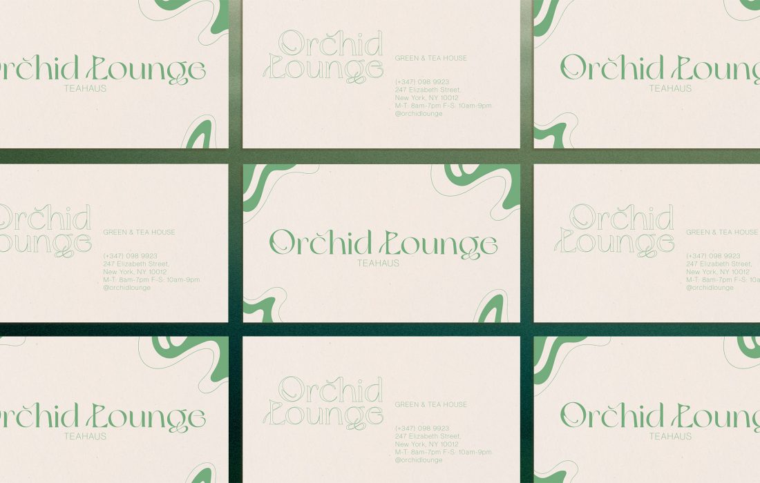 Orchid Lounge — Tea House Identity